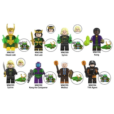 Loki Season 2 Block Figures Set Detailed Figures Made From Environmentally Friendly Material 6+
