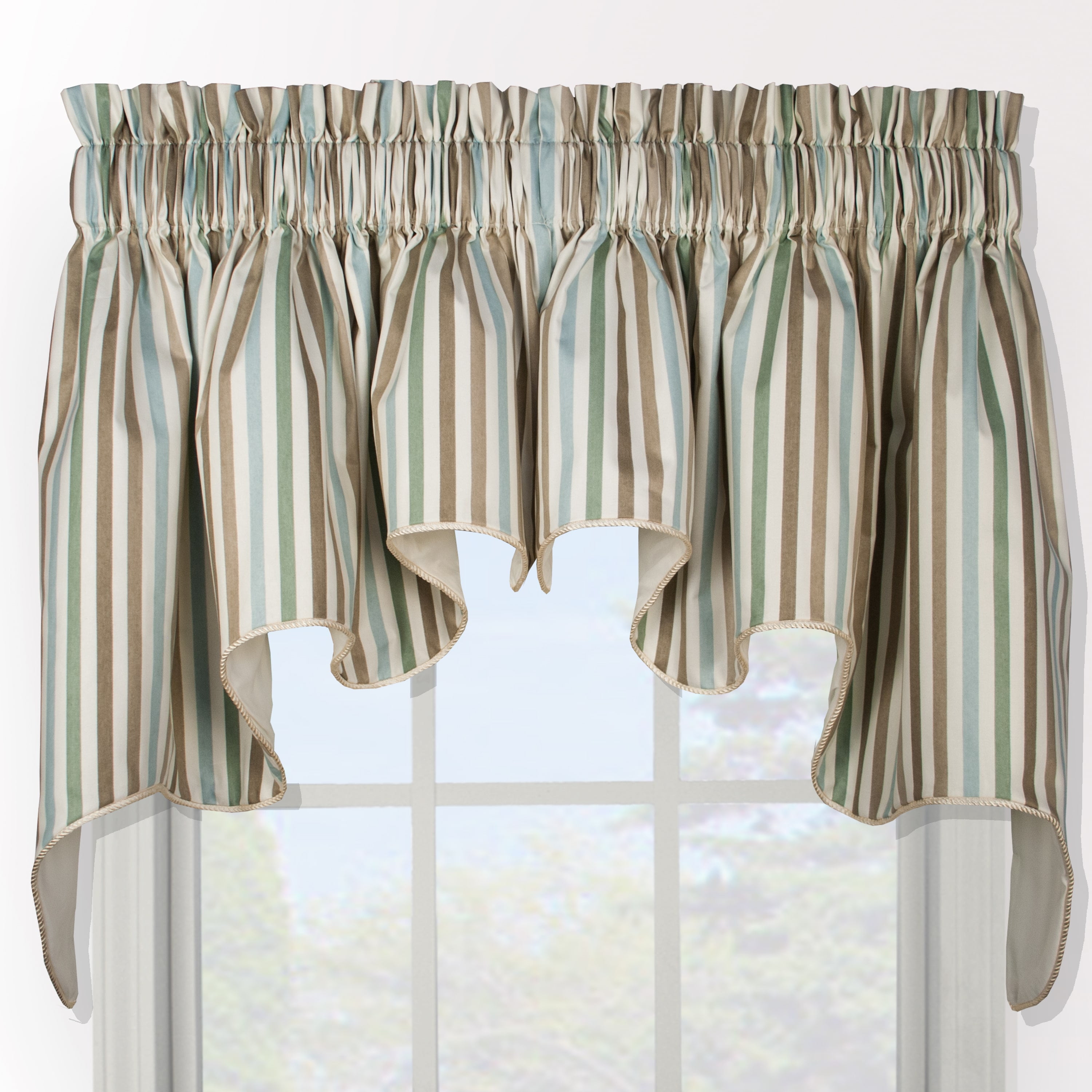 Ellis Curtain Line Up Duchess 2piece Window Valance