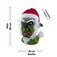 thumbnail image 2 of Máscara para cosplay Grinch, Halloween, carnaval y pascua, de látex, 325 g, 2 of 2