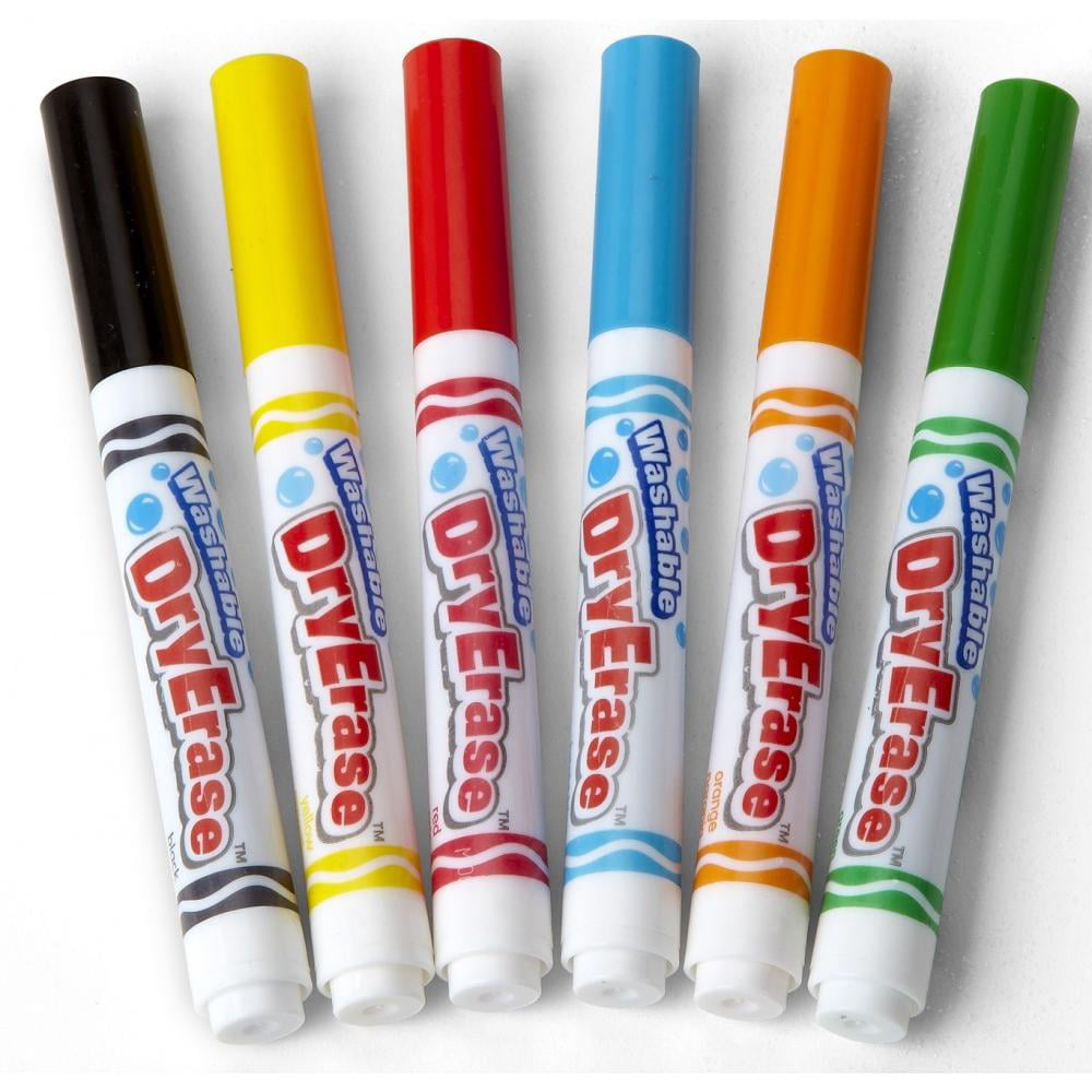 Crayola Washable Dry Erase Markers, 12pk