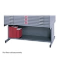 thumbnail image 2 of Safco Open 20"H Base for 4986 and 4996 Flat File Cabinets in Gray, 2 of 2