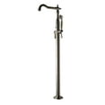 thumbnail image 4 of ALFI brand AB2553-BN Brushed Nickel Free Standing Floor Mounted Bath Tub Filler, 4 of 7
