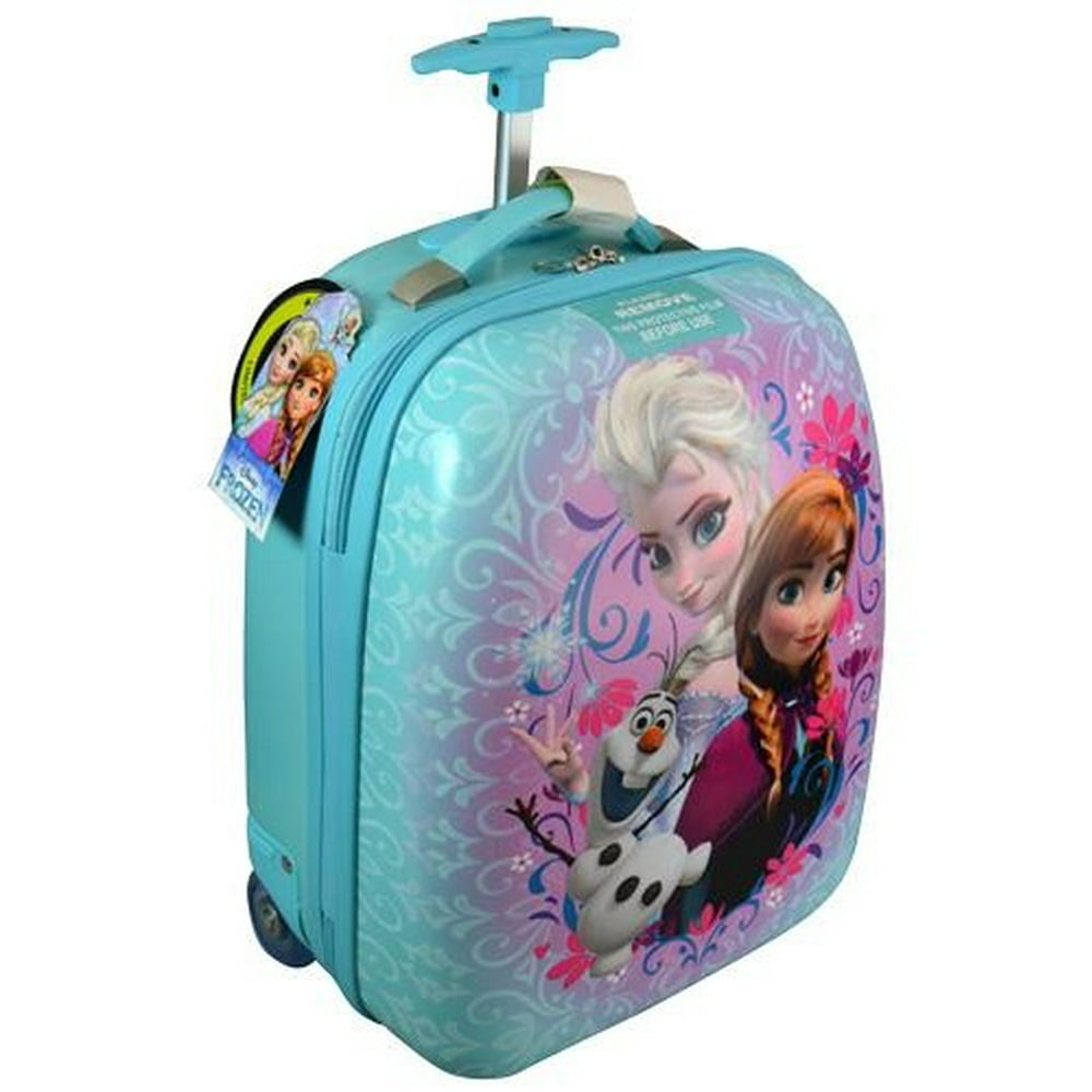 Disney New Frozen Hard Shell Trolley ABS Carryon Rolling Luggage