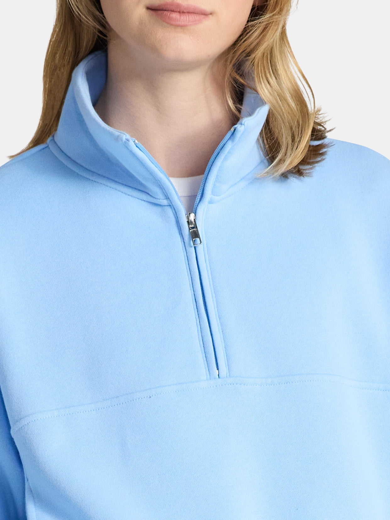 No Boundaries Fleece Half Zip Pullover, Women's