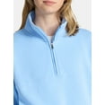 thumbnail image 4 of No Boundaries Fleece Half Zip Pullover, Women's, 4 of 5