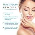 Facial Hair Remover Cream,Natural Permanent Hair Removal Cream For Sensitive Skin, Women's Face