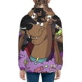 thumbnail image 4 of Lsque Scooby-Doo Patten Youth Hoodie Sweatshirt Pullover with Kangaroo Pocket Boys and Girls Hoodie Warm Hoodie for Kids, 4 of 8