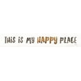 thumbnail image 2 of Rae, Marla 18x6 White Modern Wood Framed Museum Art Print Titled - My Happy Place, 2 of 4