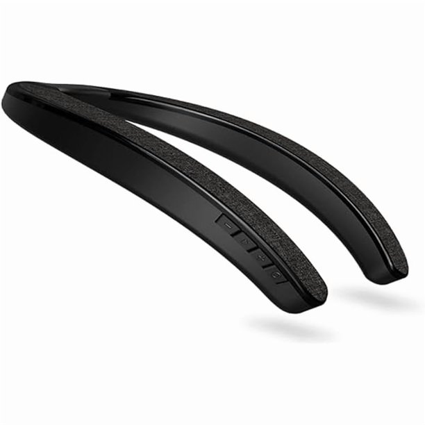 wonima11 Neck Speaker, Bluetooth 5.3 Built-in mic, Wearable Neckband Speakers 3D Stereo Surround Sound (Black)