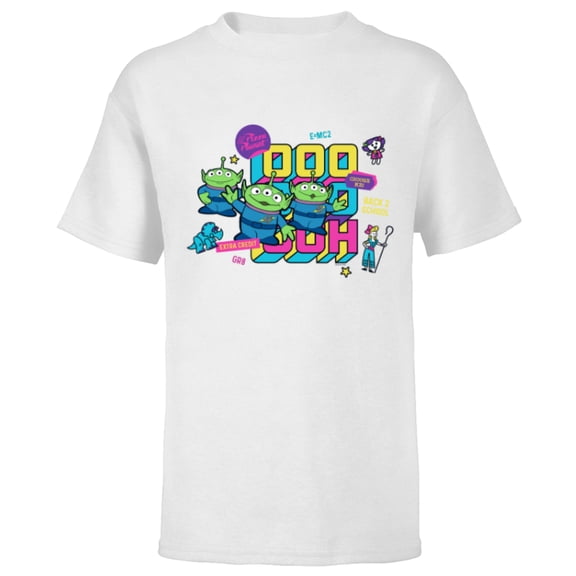 Disney and Pixar’s Toy Story Aliens Back to School - Short Sleeve T-Shirt for Kids - Customized-White