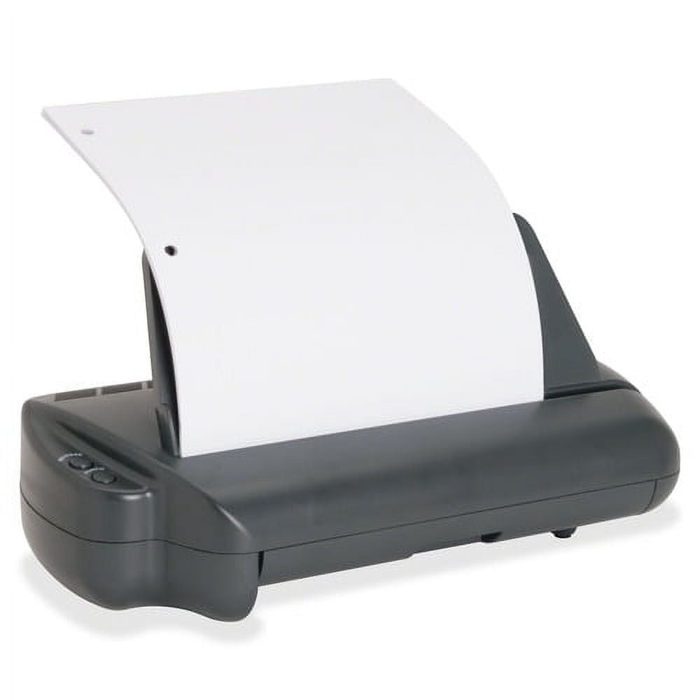 Business Source, BSN62901, Electric Adjustable 3-hole Punch, 1 Each, Gray