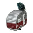 thumbnail image 2 of Northlight LED Lighted Camper with Pine Bough Christmas Decoration - 8.5", 2 of 4
