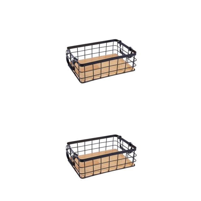 Naiovety Cesta de alambre, rejilla metálica, almacenamiento de acabado de escritorio, estante de baño multiusos, organizador, marco de Type1 NO1
