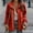Red, variant on Women Autumn And Winter Casual Solid Color Lapel Buttoned Long Sleeve Patchwork Jacket Slim Fit Wool Coat Women Blend Winter Jackets Women Car Coat Women Wool Seamless Wool Winter Jackets Women Lady