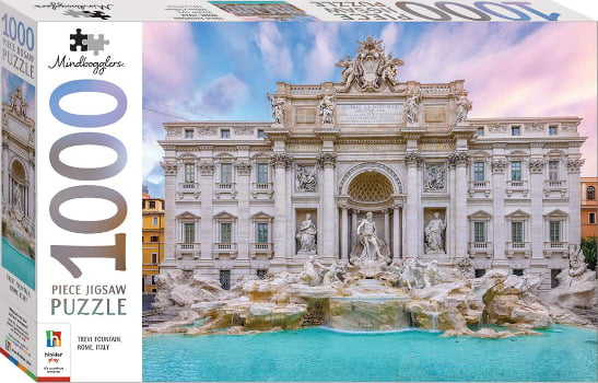 Trevi Fountain Italy Mindbogglers 1000 Piece Puzzle Hinckler Brand New Sealed 