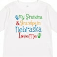 thumbnail image 4 of Inktastic Nebraska Grandma Loves Me Boys or Girls Long Sleeve Toddler T-Shirt, 4 of 5