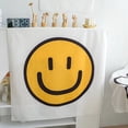 thumbnail image 4 of Serie de caras sonrientes de estilo de tela amarilla sol decorativa, tela curativa para dormitorio, tela colgante con flores, fondo de sonrisa, 4 of 5