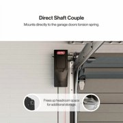 Genie Smart Wall Mount Garage Door Opener - 6172H-BO - Wi-Fi, LED Lighting, and Battery Backup