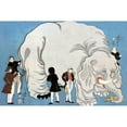 thumbnail image 3 of Vintage Elephant 14x11 Black Modern Framed Museum Art Print Titled - The Magnificent Exotic Beast, 3 of 5