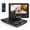 Black 7.5", variant on CocoBear Portable DVD Player, 7.5" HD 800×480 Resolution Screen, 4–6 Hour Battery, 270° Swivel & 180° Flip, USB/SD Card Support, Car Charger, Resume Playback