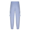 thumbnail image 6 of IROINNID Cargo Pants for Men Reduced Joggers Sports Pants Cotton Casual Sweatpants Trousers Long Pants,Light Blue, 6 of 6