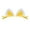 Yellow, variant on Eoperou 1 Pair Attractive Hair Pin Fine Workmanship Colorful Cats Ears Shape Headwear Clip for Daily