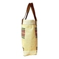 thumbnail image 3 of Plaid Reusable Grocery Tote Bag Extra Durable - Personalized Monogram or Name Available Natural/Green Burgundy, 3 of 6
