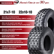 Kymco MXU 150 250 270 300 Full Set WANDA Sport ATV Tires 21x7-10 & 22x10-10