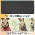 thumbnail image 4 of Rabbit Printed Non-Slip Rubber Bottom Gaming Mouse Pad 8.3x9.8 Inch Square Office and Gaming Mouse Mat, 4 of 6
