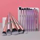 thumbnail image 3 of 15Pcs ULTRA SOFT LABELED Makeup Brushes Set with Powder foundation Contour blush Brush Face Brush,Shadow,Domed Blending,Tapered Blender Brush (15Pcs C, 3 of 4