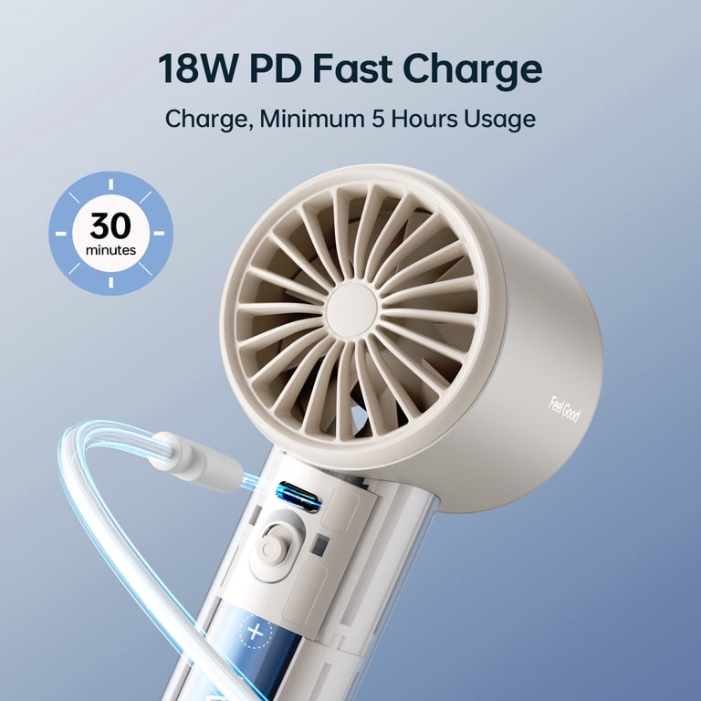 JISULIFE Portable Fan Pro1S 2025, 40Hrs Max Cooling Personal