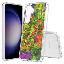 TalkingCase Slim Fit Phone Case Compatible for Samsung Galaxy S25(Not S25  Plus/Ultra), Modern Art Splash 3 Print, Lightweight,Flexible, USA Print