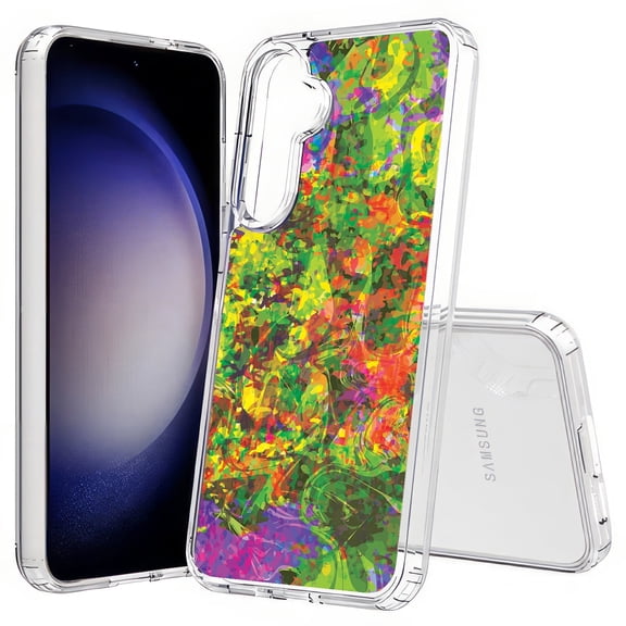 TalkingCase Slim Fit Phone Case Compatible for Samsung Galaxy S25 Plus(Not S25/ S25 Ultra), Modern Art Splash 3 Print, Lightweight,Flexible, USA Print