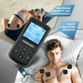 thumbnail image 2 of INSMART TENS Unit Rechargeable Muscle Stimulator-Electrode Wireless Massager EMS Dual Channel with 10 Reusable Electrode Pads 28 Modes for Back Neck Pain Muscle Therapy Pulse Massager(All-New), 2 of 6