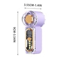 thumbnail image 3 of Yeciiwht High Speed Handheld Fan - Turbofan Pocket Mini Fan with LED Light, Portable Personal Cooling for Outdoor Travel, 3 of 9