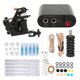 thumbnail image 2 of Kit de inicio para máquina de tatuajes, fuente de alimentación para máquina de tatuajes profesional, juego de práctica, enchufe estadounidense de 90 a 265 V, 2 of 10