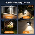 thumbnail image 2 of Solar Clip Light with Motion Sensor, Portable Waterproof LED Outdoor Light for Fence, Patio, Garage, and Garden Decoration, 2 of 7