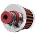thumbnail image 2 of K & N Filters Crankcase Breather Filter 62-1600RD Clamp On With 3/8 Inch Inside Diameter Flange; 2 Inch Outside Diameter; 1-3/4 Inch Height; Red Filter; Metal Top Style; Without Deflector Shield, 2 of 4