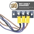 thumbnail image 3 of SHINYPASING 8Pcs Electrical Spade Connectors Kit Golden Quick Disconnect Crimp Terminals for Wiring, 3 of 6