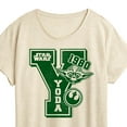 thumbnail image 3 of Star Wars - Yoda Letterman - Women's Short Sleeve Classic Fit Tee, 3 of 5