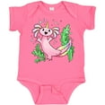 thumbnail image 3 of Inktastic Axolotl Unicorn with Rainbow Tail, Bubbles and Seaweed. Boys or Girls Baby Bodysuit, 3 of 5