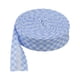 thumbnail image 1 of Naiovety La cinta al bies impresa agrega un toque elegante a los proyectos de costura Cinta de ribete de la serie punteada y rayada duradera Tela de costura y artesanía cuadros azul cielo, 1 of 6