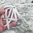 thumbnail image 1 of Elastic For Masks RUBBER White 50 yards - 8mm, 1 of 1