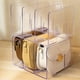 thumbnail image 5 of Estante de almacenamiento para dormitorio de 3 secciones para bolsos y minibolsos Organizador de carteras transparente, 5 of 8