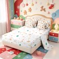 thumbnail image 3 of Manfei Traditional Xmas Pink Christmas 7 Pieces Full Size Bedding Sets,Winter Holiday Full Size Bed in a Bag,Xmas Reversible, 3 of 7
