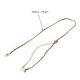 thumbnail image 2 of Unique Bargains 1 Pc Adjustable Handbag Strap for Travelling Light Glod Tone Coffee Color ABS Alloy PU, 2 of 5