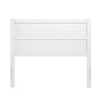 thumbnail image 3 of Pemberly Row Full Mid-Century Panel Solid Wood Headboard in White, 3 of 7