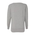 thumbnail image 3 of J. America - Women's Glitter French Terry Crewneck Sweatshirt - 8867, 3 of 3