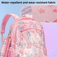 thumbnail image 2 of Baprem Kids School Backpack Cute School Bags for Girls with Pencil Case, Trendy Bookbag for Back to School Gifts, Pink, 2 of 8