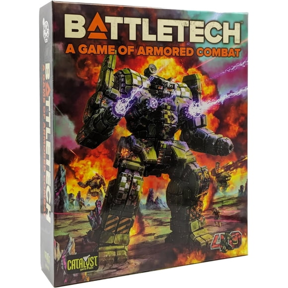 BattleTech Game of Armored Combat 40th Anniversary by Catalyst Game Labs, Strategy Board Game, for 2 Players and Ages 14+